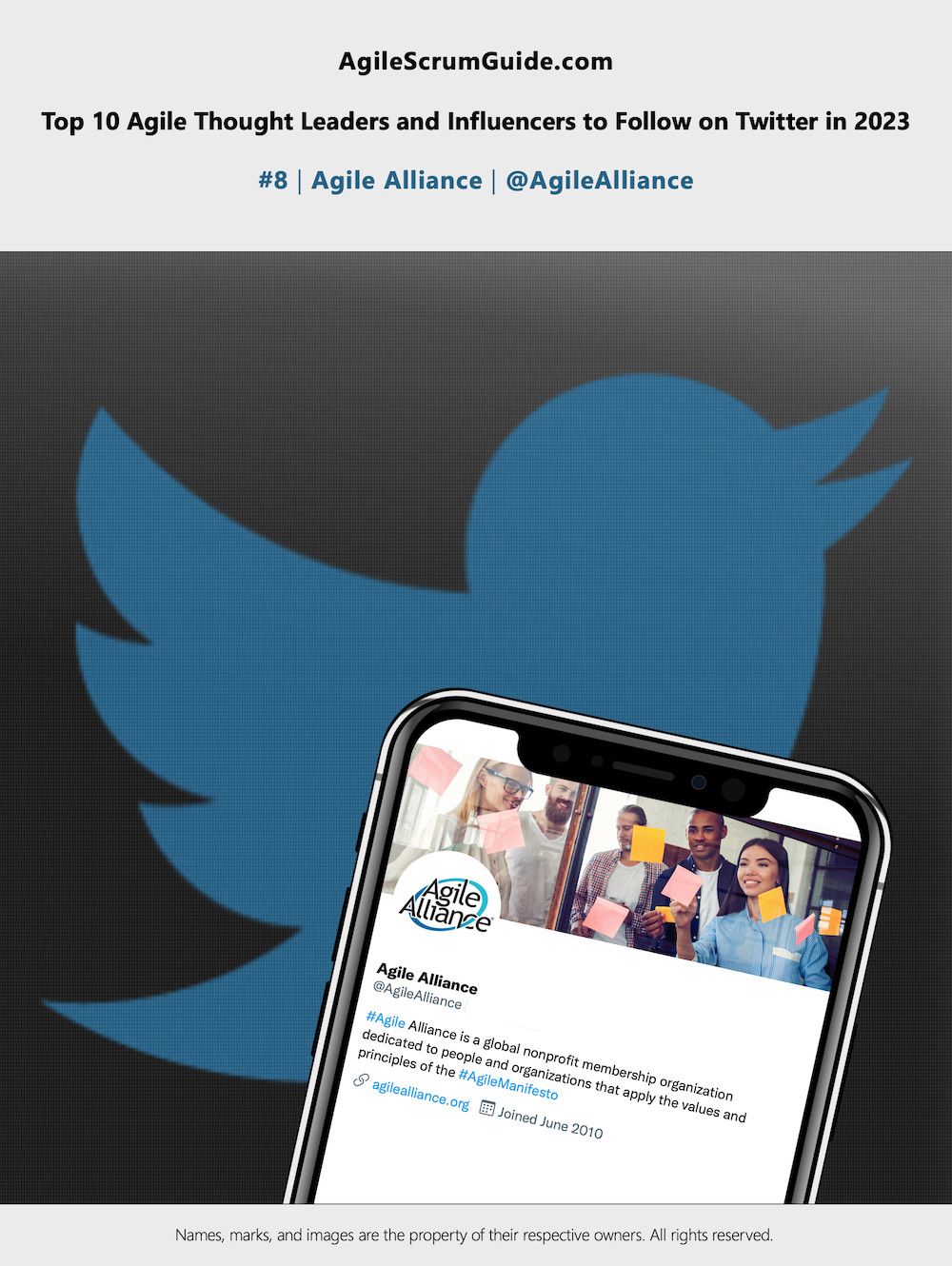AgileScrumGuide_com - Top 10 Agile Thought Leaders and Influencers to Follow on Twitter in 2023 - 08 - LR-SQ